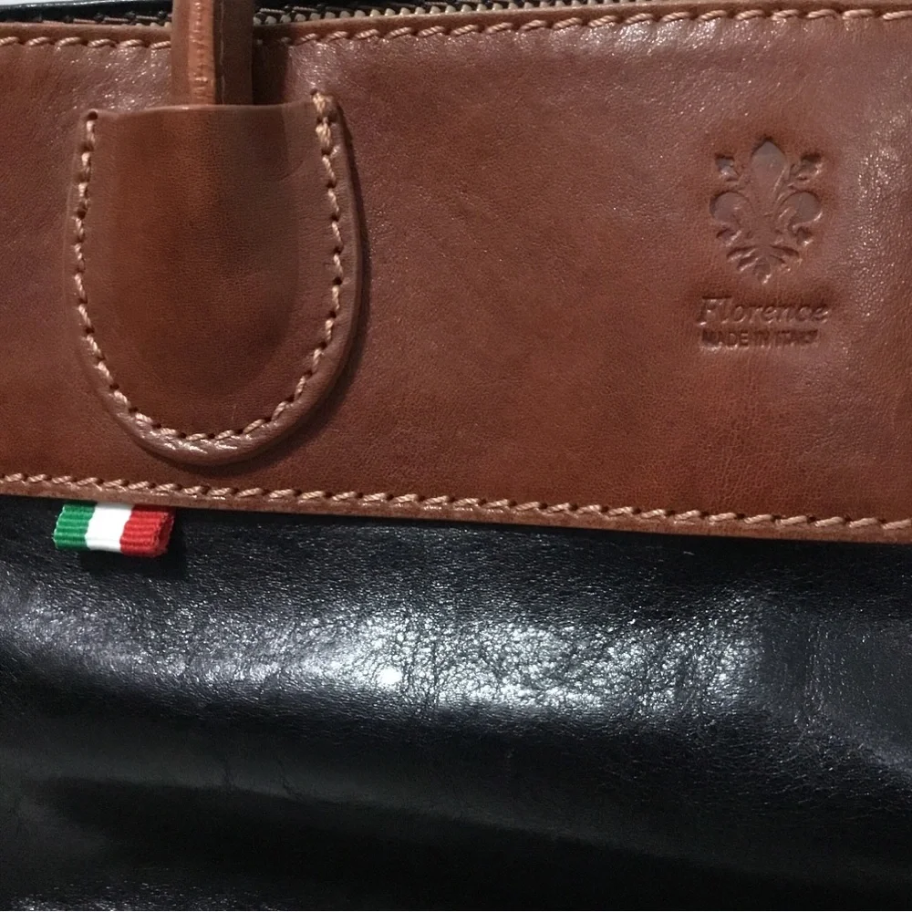 Italian Leather FLORENCE Made in Italy Handbag Shoulder Bag